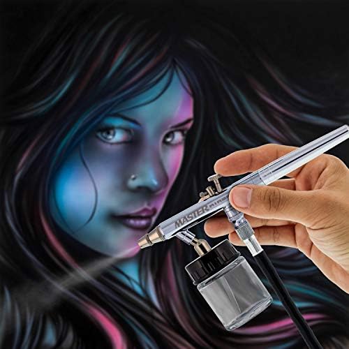 Master Airbrush S68 Multi-Purpose Precision Dual-Action Siphon Feed Airbrush Gun - Ideal for Painting, Aerografo Artwork