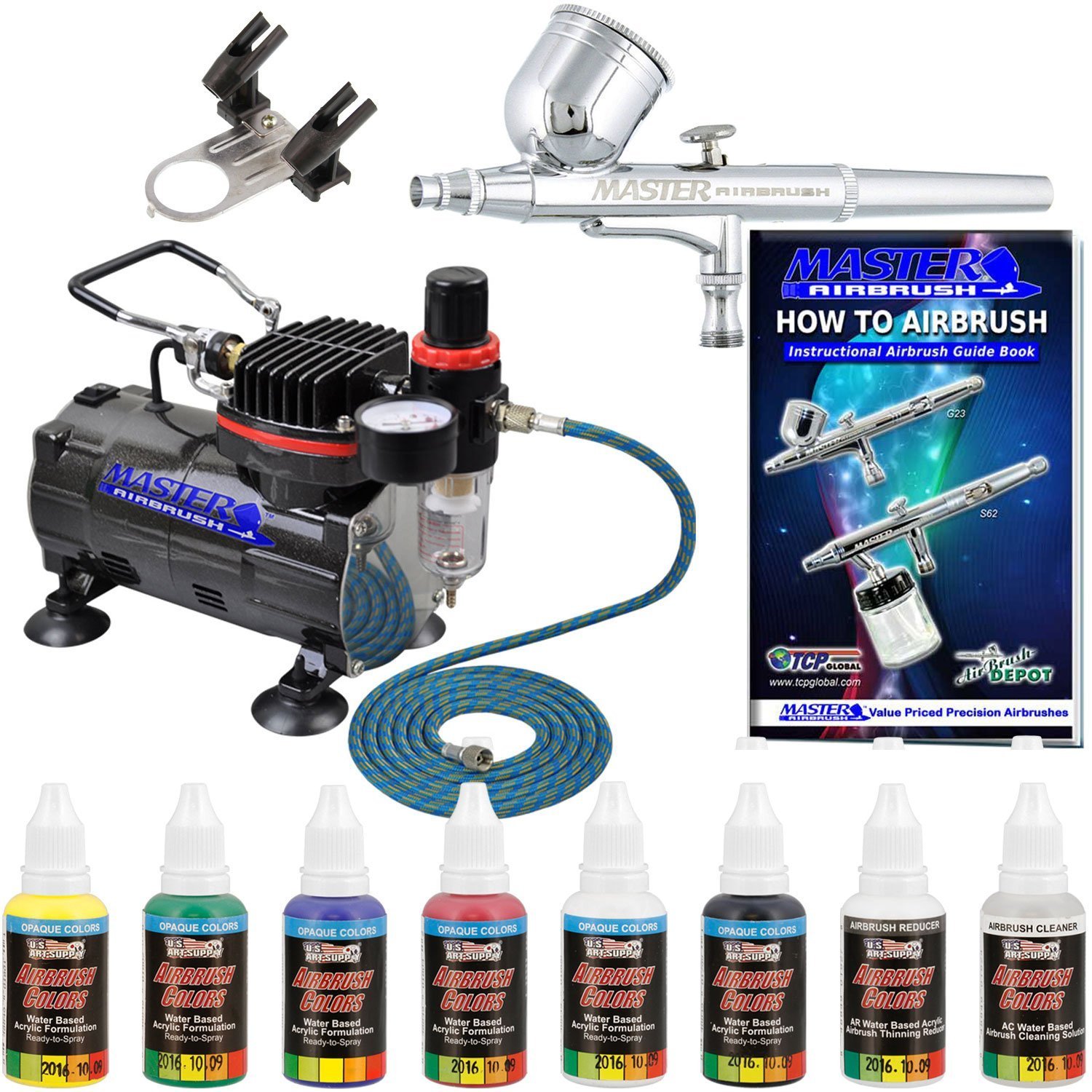 Master Airbrush Multi-Purpose Air Brush Kit with Air Compressor - U.S. Art Supply  
Master Airbrush G22 Gravity Feed Air